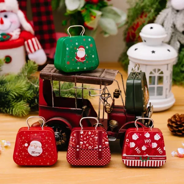 Festive Portable Christmas Cookie Tins - Image 4