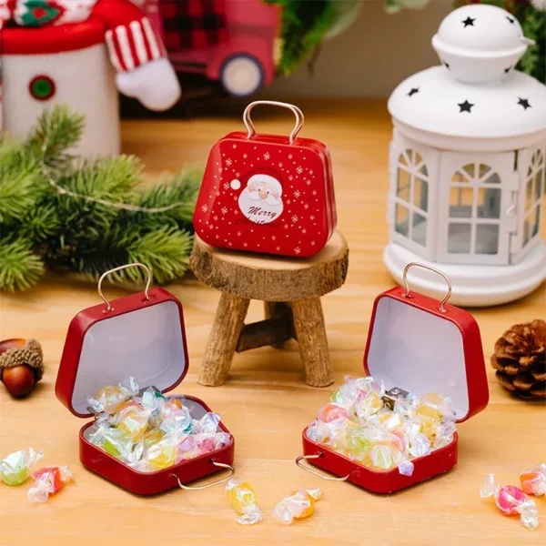 Festive Portable Christmas Cookie Tins - Image 6