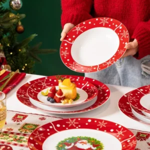 Festive Christmas Dinnerware Set