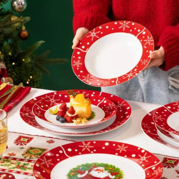 Festive Christmas Dinnerware Set