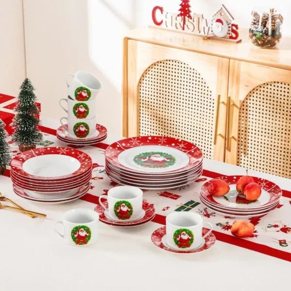 Festive Christmas Dinnerware Set - Image 2