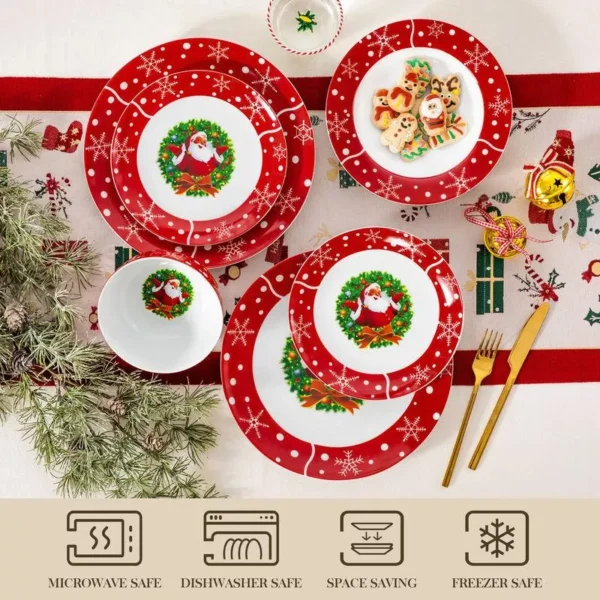 Festive Christmas Dinnerware Set - Image 3