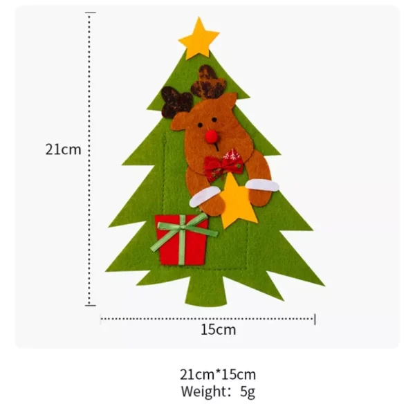 4-Piece Christmas Cutlery Holder Set - Image 9