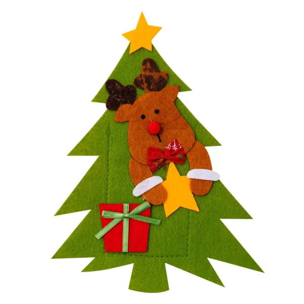 4-Piece Christmas Cutlery Holder Set - Image 8