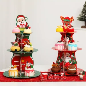 3-Tier 44CM Christmas Cupcake Stand