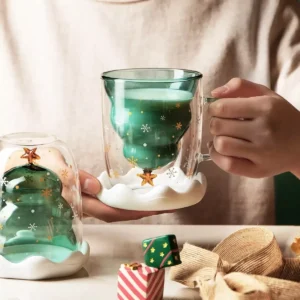 Cute Cartoon Double Layer Wish Cup - Perfect Christmas Gift