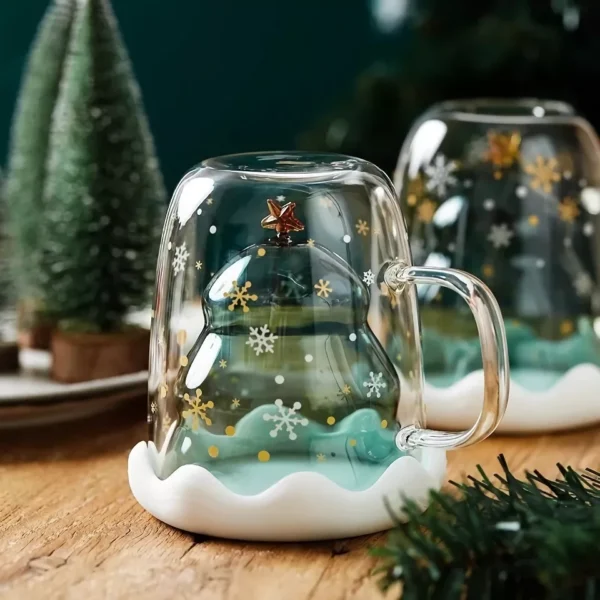 Cute Cartoon Double Layer Wish Cup - Perfect Christmas Gift - Image 4