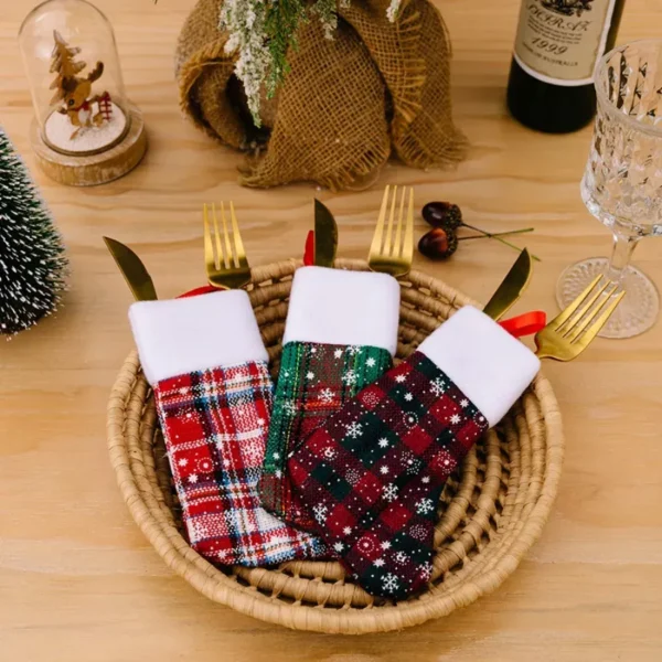 Festive Christmas Tableware Holders - Image 3