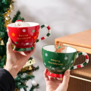 Cute Gingerbread Man Coffee Mug - Perfect Holiday Gift