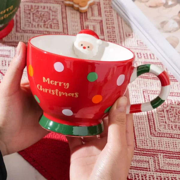 Cute Gingerbread Man Coffee Mug - Perfect Holiday Gift - Image 4