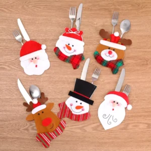 6PCS Christmas Cutlery Covers