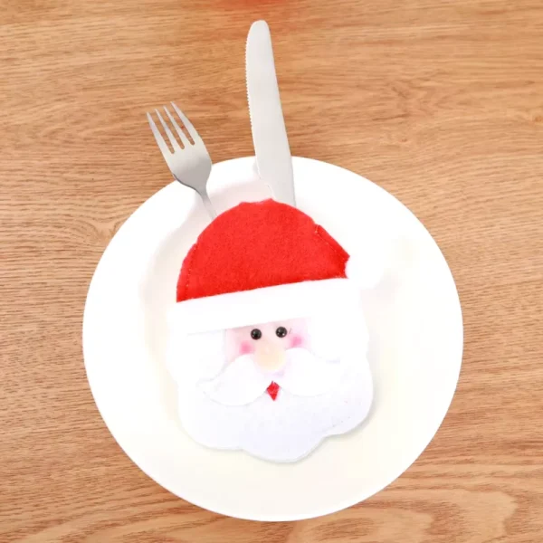 6PCS Christmas Cutlery Covers - Image 6