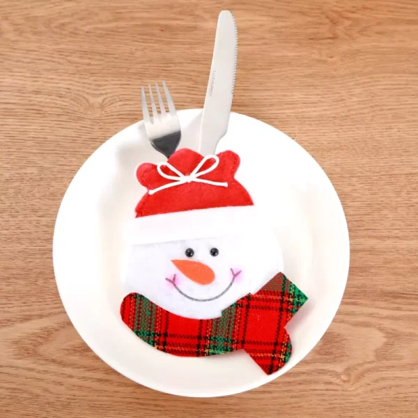6PCS Christmas Cutlery Covers - Image 5