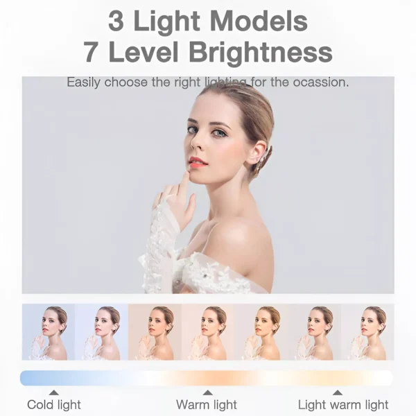 Portable Phone Holder with Bluetooth Camera and LED Fill Light - Image 3