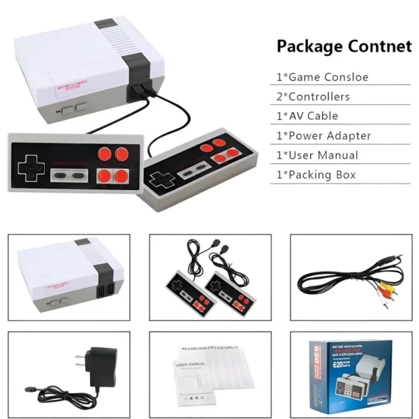 Mini Handheld Retro Game Console - Image 5