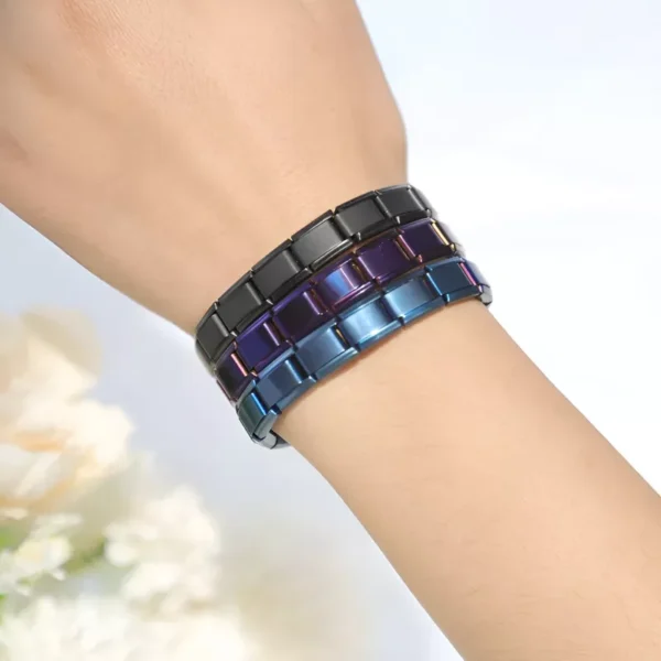 Italian Stainless Steel Elastic Charm Bracelet for Women - Image 6