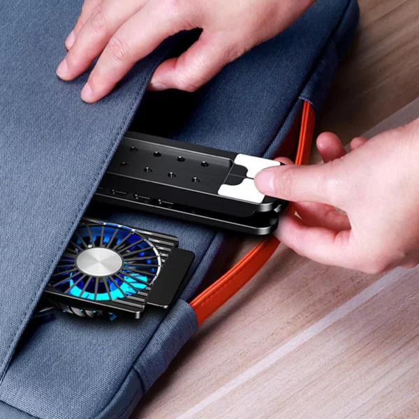 Silent Portable Laptop Stand with Quad-Core Cooling - Image 4