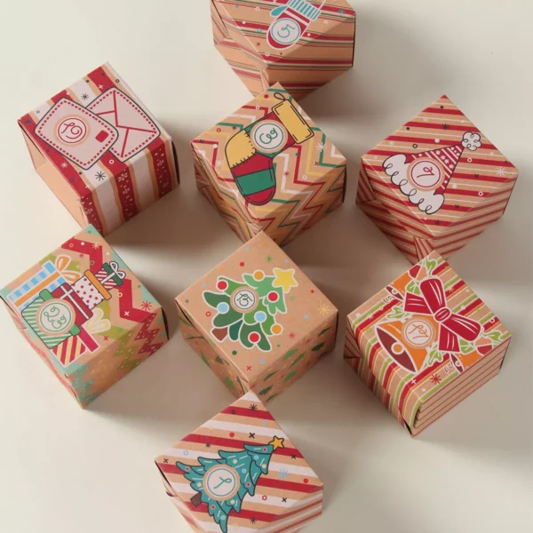 24Pcs Christmas Gift Box Advent Calendar - Image 4
