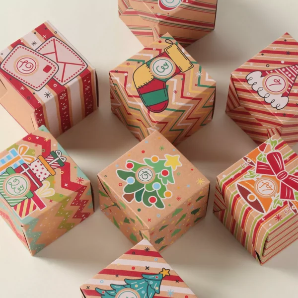 24Pcs Christmas Gift Box Advent Calendar - Image 5
