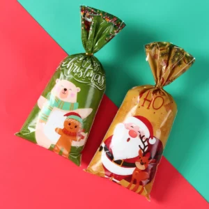 Christmas Candy Bag & Santa Claus Pillowcase Ornament