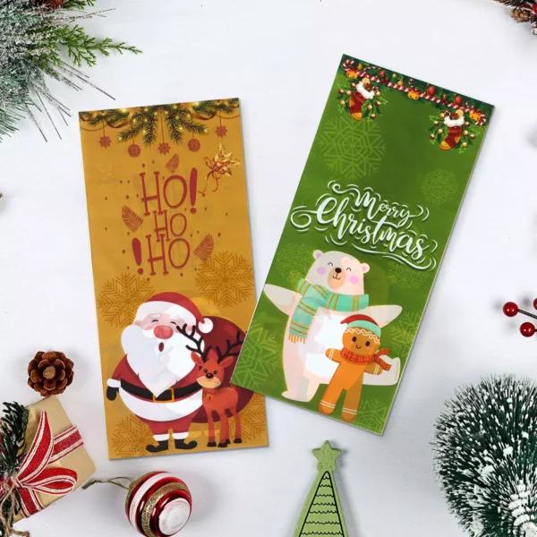 Christmas Candy Bag & Santa Claus Pillowcase Ornament - Image 6