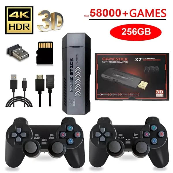 4K Retro Video Game Console with 256G Storage & 50,000 Games - Image 2