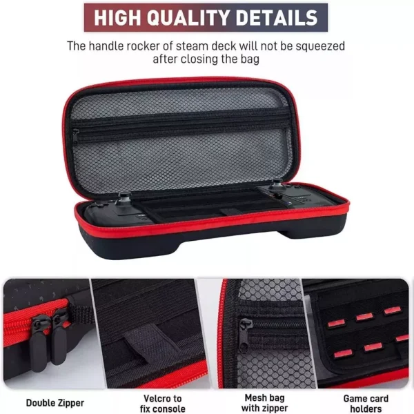 Portable Hard Shell Carrying Case for Steam Deck - Image 3