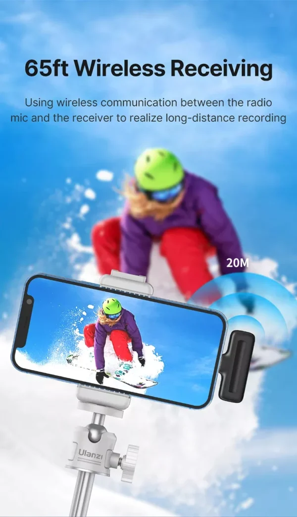 Wireless Lavalier Microphone for iPhone & Android - Image 4