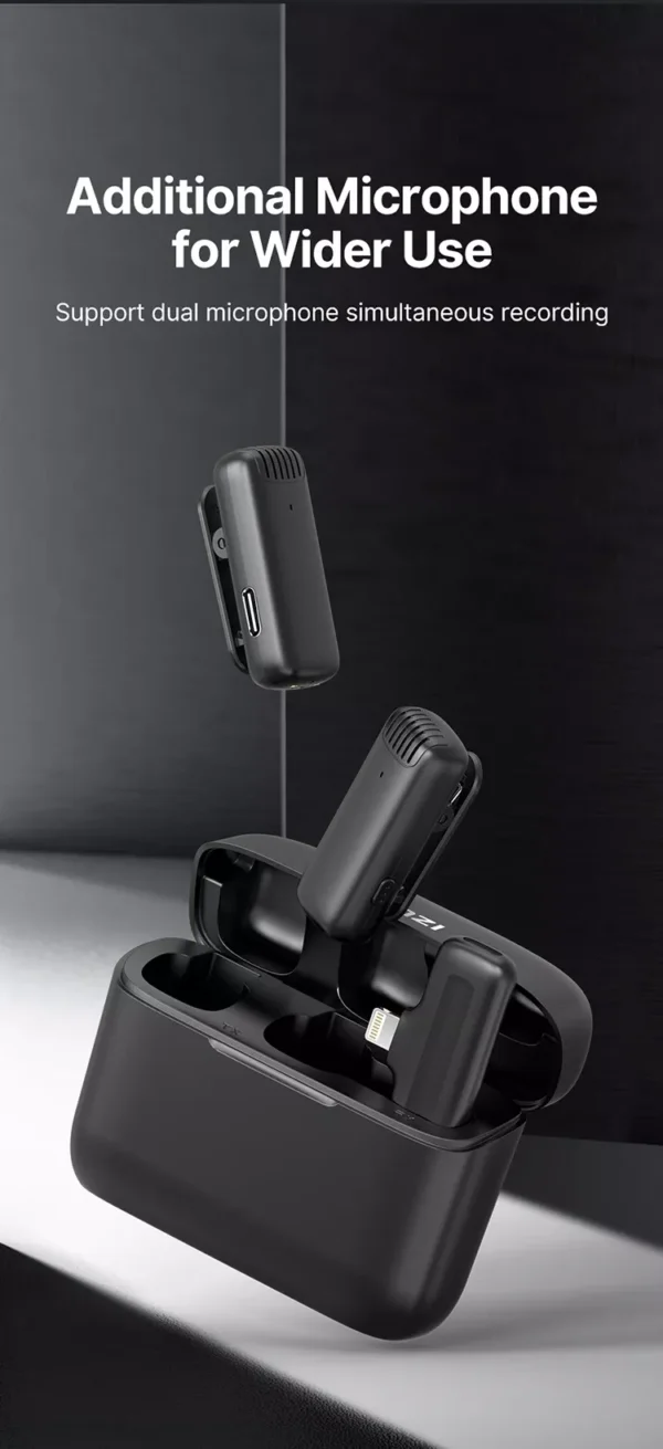 Wireless Lavalier Microphone for iPhone & Android - Image 2