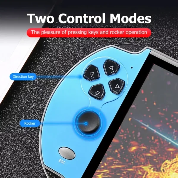 7-Inch HD Handheld Game Console with 10,000 Retro Games - Image 6