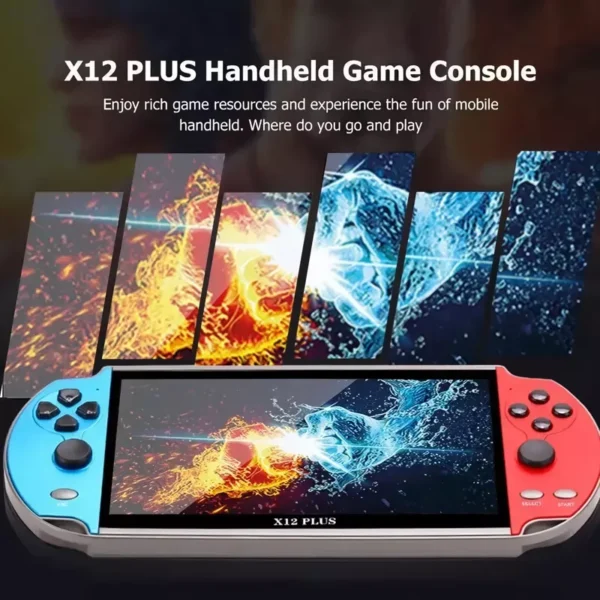 7-Inch HD Handheld Game Console with 10,000 Retro Games - Image 4