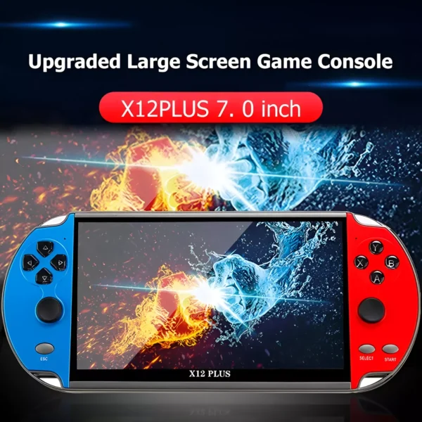 7-Inch HD Handheld Game Console with 10,000 Retro Games - Image 2