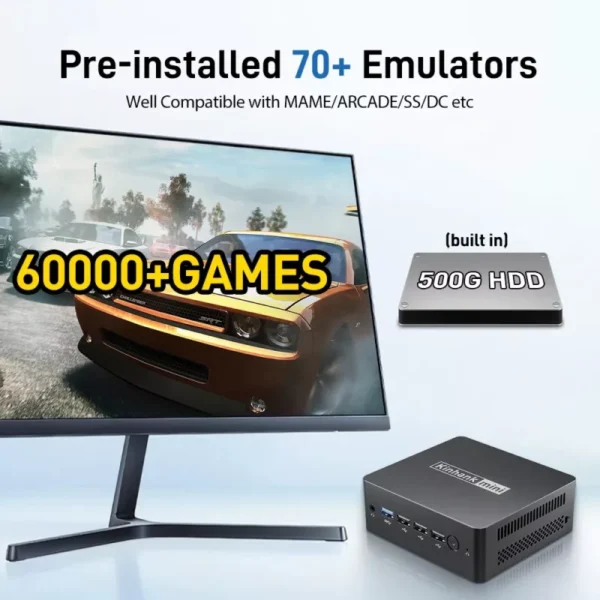 Super Console MP100: 60000+ Games, Dual System, 8GB RAM - Image 4