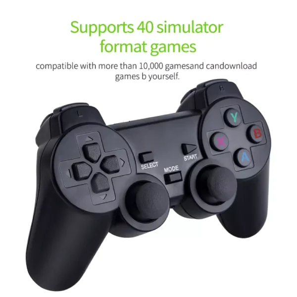 4K Video Game Console with 20000 Games & Double Wireless Controller - Image 2