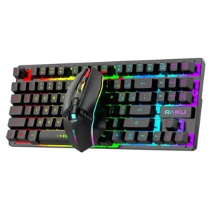 Wireless Rechargeable RGB Backlit Gaming Keyboard and Mouse Combo