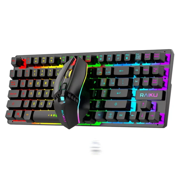 Wireless Rechargeable RGB Backlit Gaming Keyboard and Mouse Combo - Image 6