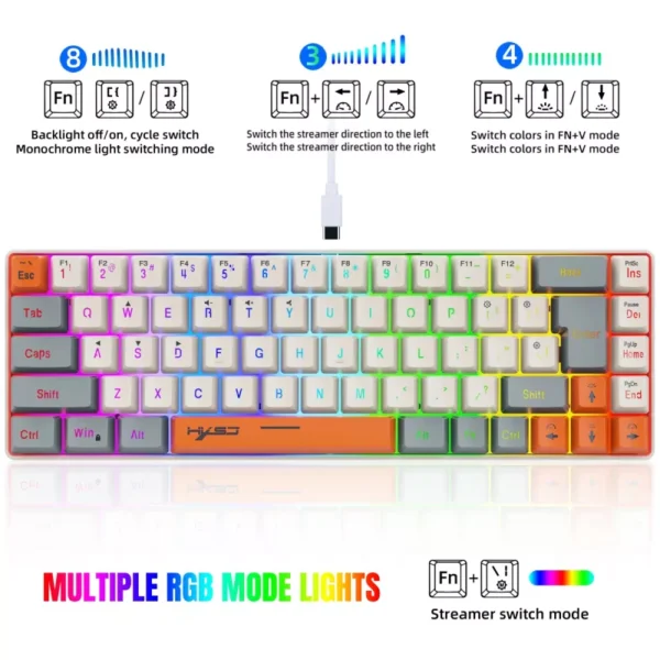 RGB Gaming Keyboard and Mouse Combo - Image 2
