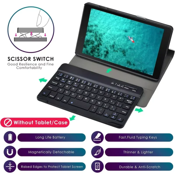 Slim Wireless Bluetooth Keyboard - Image 2