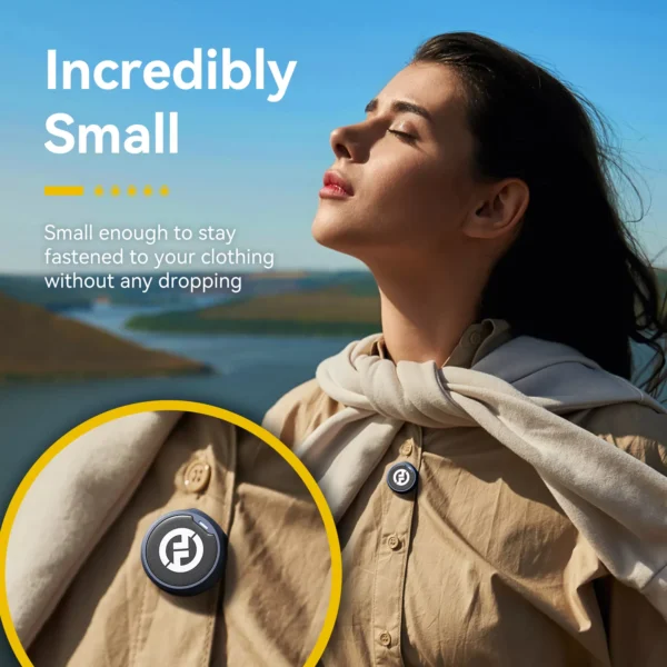 Wireless Lavalier Microphone with 300m Range & 10-Hour Battery Life - Image 2