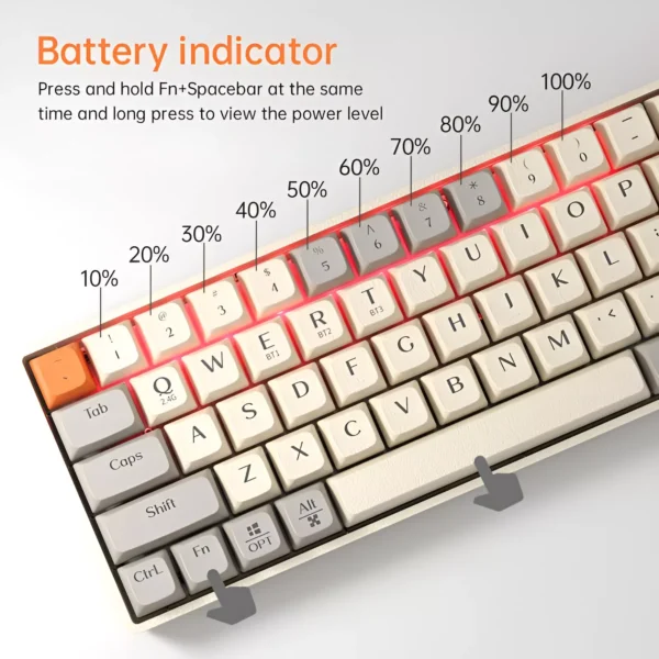 65-Key Wireless Mechanical Gaming Keyboard - Image 4