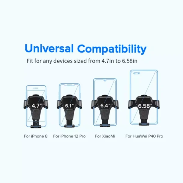 Universal Car Phone Holder with Air Vent Clip - Image 6