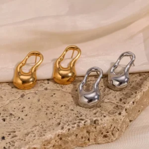 Irregular Water Droplet Stud Earrings