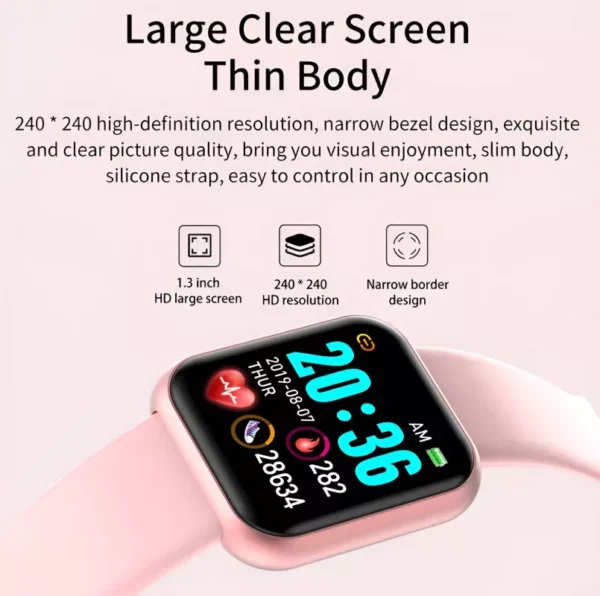Smart Fitness Watch with Heart Rate and Blood Pressure Monitor - Image 4