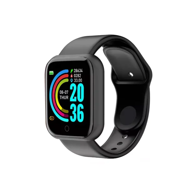 Smart Fitness Watch with Heart Rate and Blood Pressure Monitor