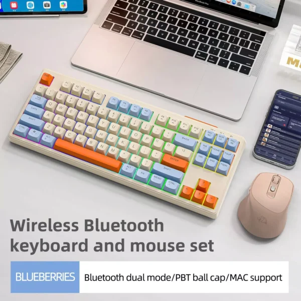 Wireless RGB Keyboard and Mouse Set - Image 5
