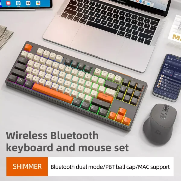 Wireless RGB Keyboard and Mouse Set - Image 3