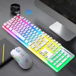 Wireless RGB Gaming Keyboard and Mouse Combo