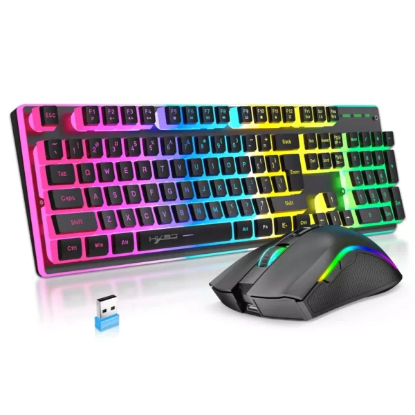 Wireless RGB Gaming Keyboard and Mouse Combo - Image 7