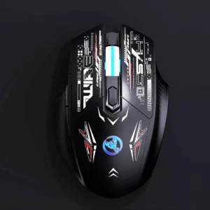 250Hz Dual Mode Wireless Gaming Mouse with Ergonomic Design and RGB Lighting