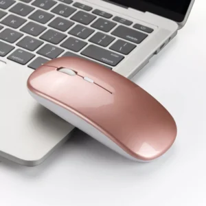 Rechargeable Slim Wireless Mouse 2.4G Mute Portable Optical Office Mouse